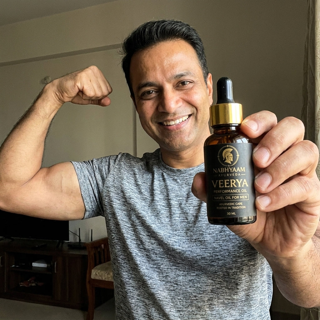 Nabhyaam™ Veerya | Men's Nabhi Oil (Buy 1 Get 1 Free)